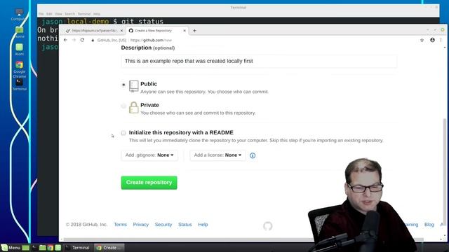 Git and GitHub Quick Start: Existing Project (8/9) смотреть онлайн