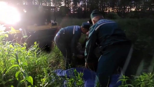 Работники МЧС нашли потерявшуюся в Мядельском районе женщину смотреть онлайн