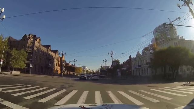 Driving out of Khabarovsk, Russia (1/3) смотреть онлайн
