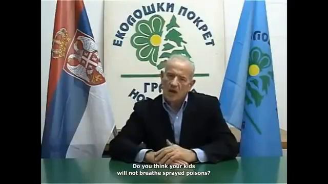 Nikola Aleksič Appeals For Stop Chemtrailing Over Serbia (2011)