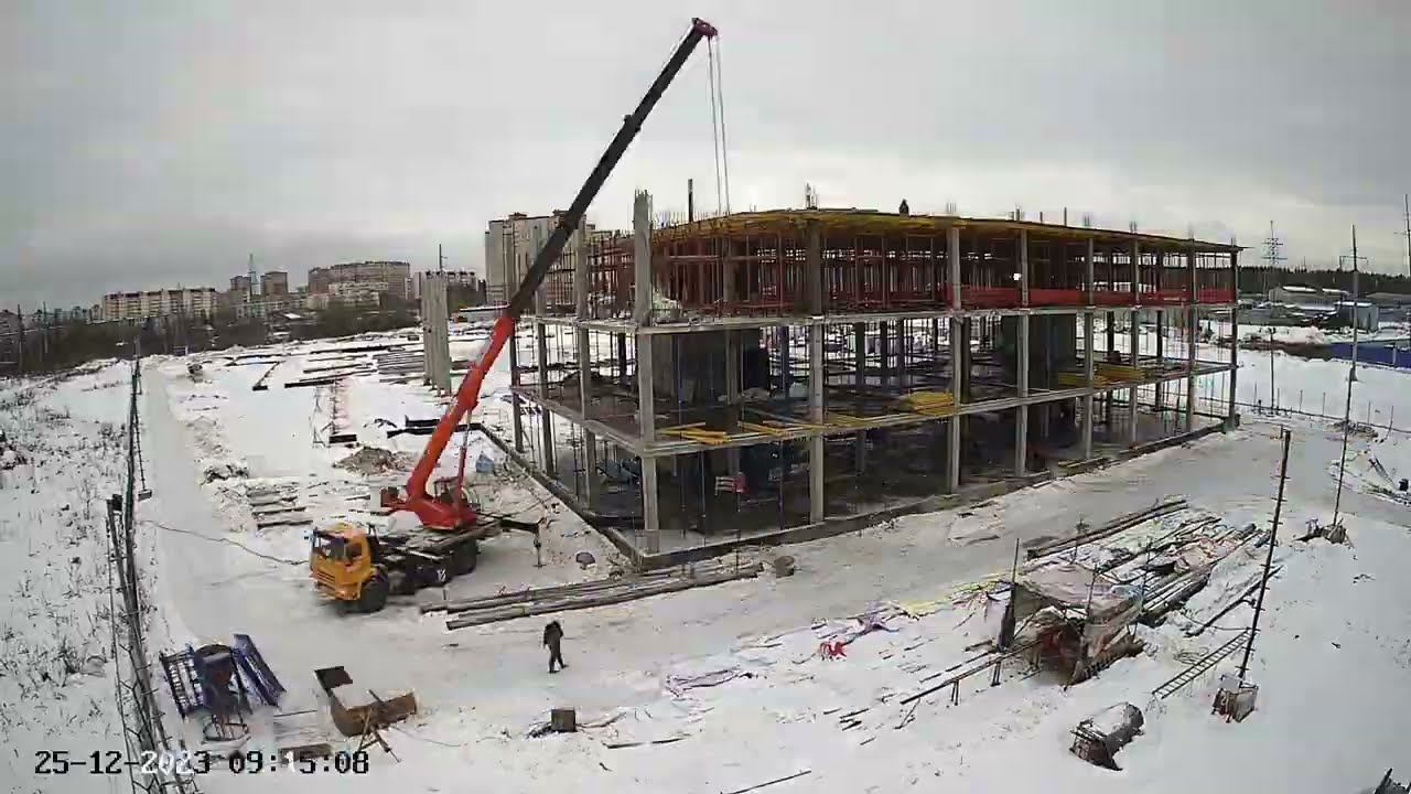 Процесс строительства ПСК Нахабино