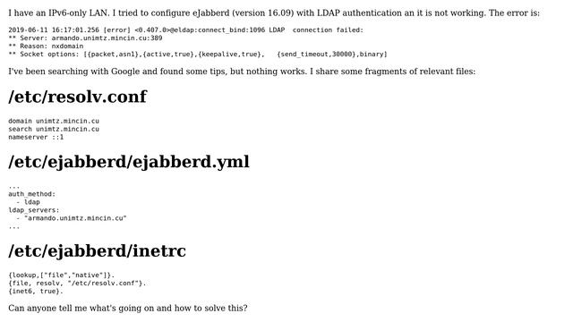 DevOps & SysAdmins: LDAP authentication not working with IPv6 addresses/hosts (2 Solutions!!) смотреть онлайн
