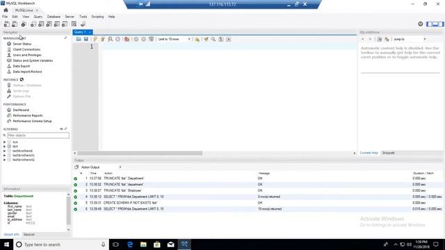 Importing large sql files into MySQL without loading in MySQL Workbench - MySQL DBA Tutorial смотреть онлайн