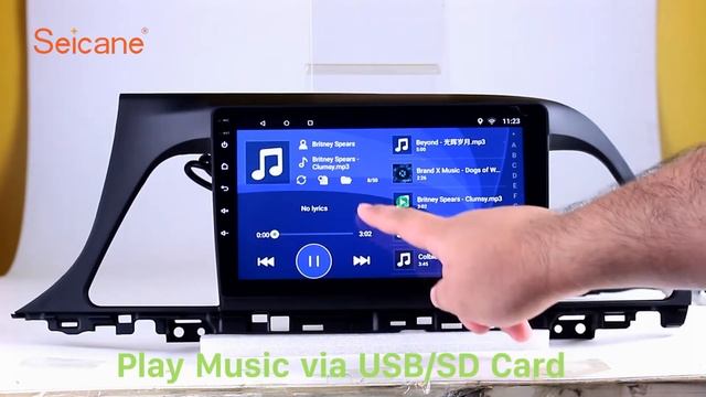 9 Inch HD Touch Screen 2015 2016 2017 Hyundai Sonata Radio GPS Navigation Audio System