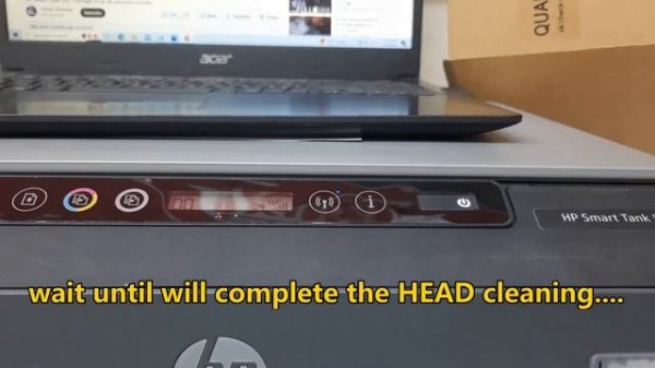 HP smart tank 515 head cleaning - Manual cleaning  smart tank 515#515 #hp #printer