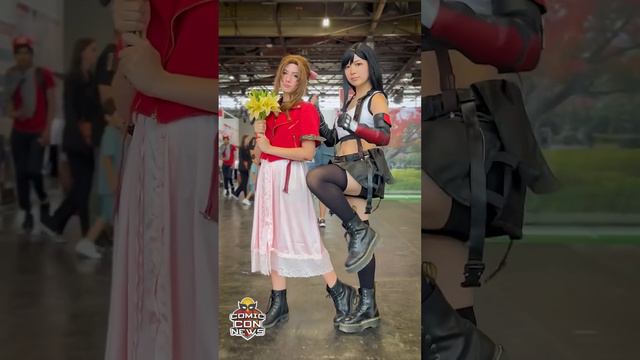 Final Fantasy Aerith & Tifa cosplay #finalfantasy #ffvii #ff7 #cosplay смотреть онлайн