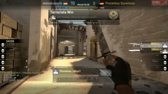 Planetkey Dynamics vs. mousesports - Map 3 - EPS Germany Summer 2014 - Grand Final - CS:GO смотреть онлайн