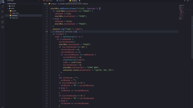 Timer Clock using HTML CSS and Javascript + Code смотреть онлайн