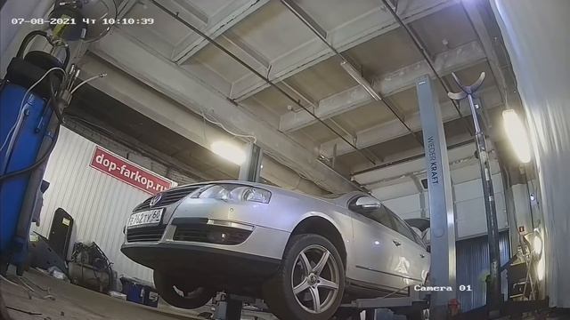 Установка фаркопа на Volkswagen Passat B6 2016 год. Leader Plus, арт. V107-A смотреть онлайн