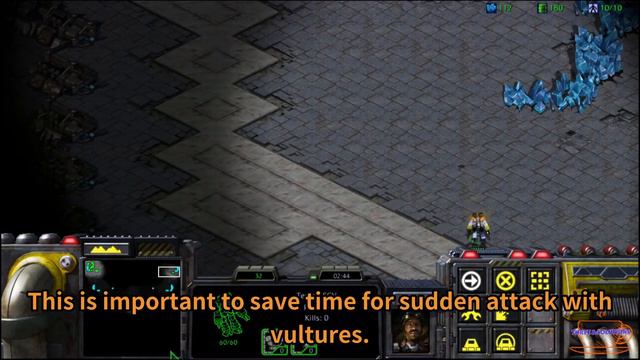 Starcraft Remastered Terran vs Zerg with Vulture Rush смотреть онлайн