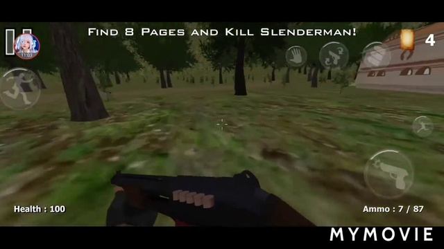 #Slender man forest game. смотреть онлайн