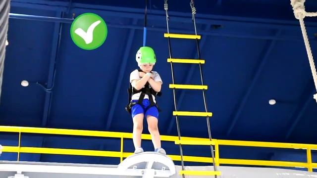 Техника безопасности на аттракционе «СДЕЛАЙ ШАГ» в веревочном парке смотреть онлайн