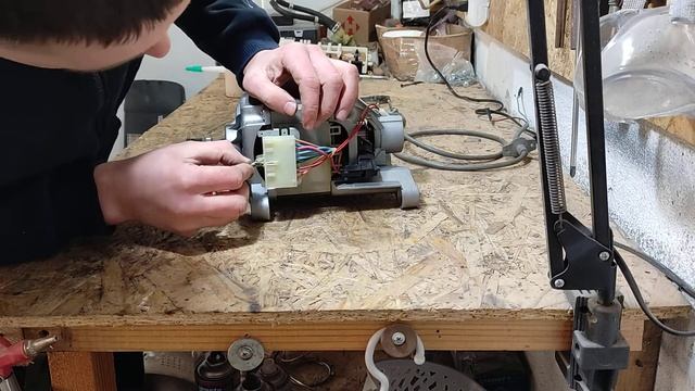 Подключение двигателя на прямую стиральной машины LG. смотреть онлайн