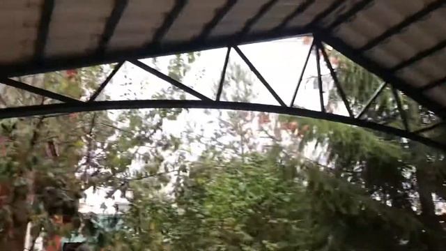 Красивый навес для дачи. Как сделать навес за три дня. смотреть онлайн