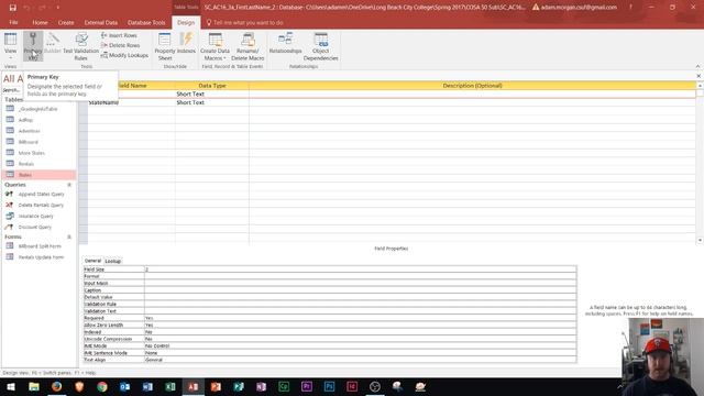 Access 2016 - Primary Key - How To Set a Field as a Primary Key in Microsoft MS Office Database 365 смотреть онлайн