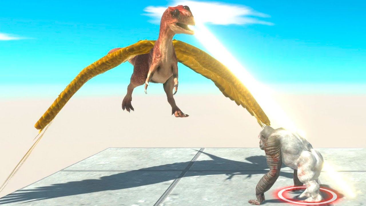 FLYING Allosaurus Vs EVERY UNIT - Animal Revolt Battle Simulator