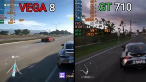 Forza Horizon 5 PC Vega 8 VS GT 710 On Ryzen 3 3200G | 16GB Ram | Fps Comparison | Windows 11