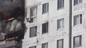 Пожар в Москве на улице Вильнюсская д.8, корп. 2