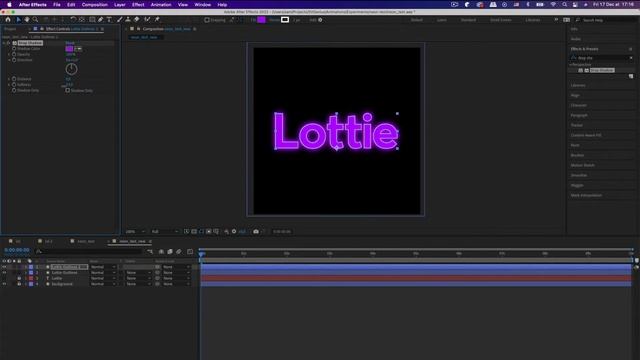 NEON Look With Lottie Animations How To Use Drop Shadow смотреть онлайн
