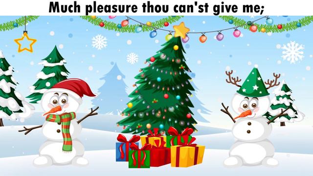 O Christmas Tree With Lyrics | Christmas Songs & Carol | Toddler Learning Video