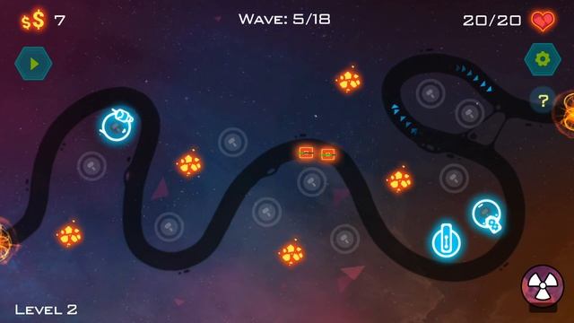 Geometry Defense 2 (by MegaFox) / Android Gameplay HD смотреть онлайн