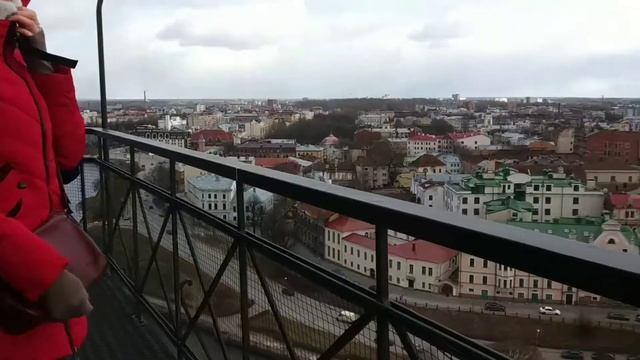 Смотровая площадка в башне Святого Олафа, г. Выборг смотреть онлайн
