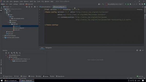 02. Create a JSF Project with IntelliJ