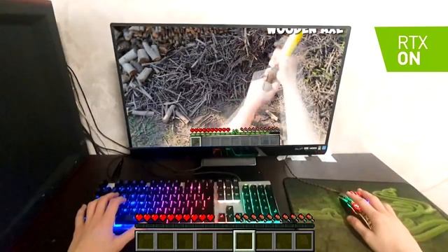 RTX ON Minecraft Realistic Graphics смотреть онлайн