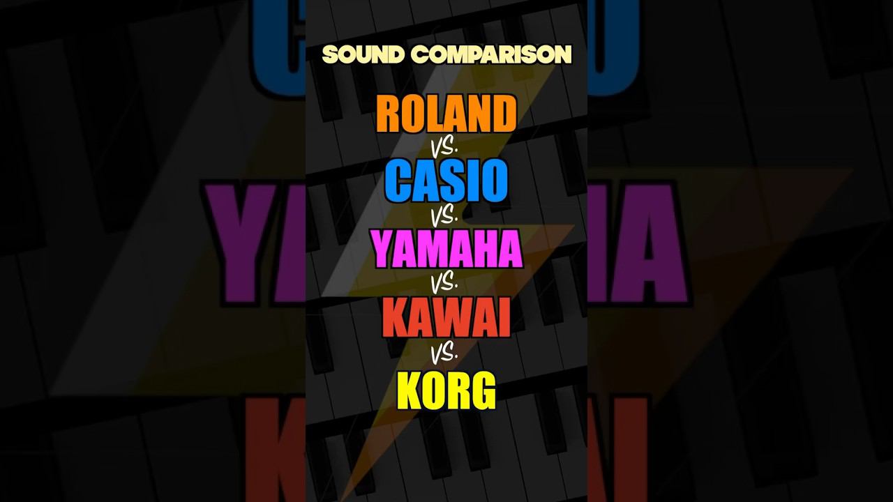 Digital Piano Comparison: Yamaha vs. Casio vs. Roland vs. Kawai vs. Korg #digitalpiano #piano смотреть онлайн