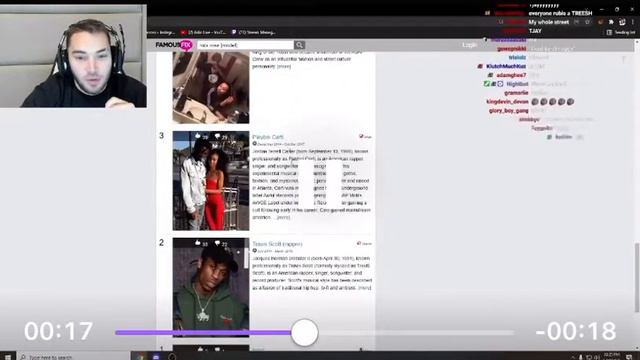 Adin Ross react to Rubi Rose ex’s 👀 (chat went crazy) смотреть онлайн