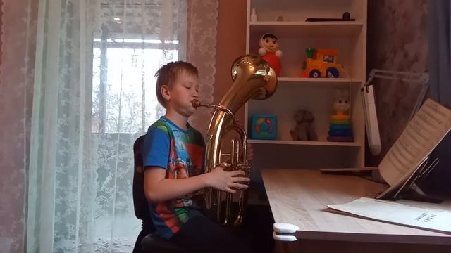 Игра на трубе (тенор)"Ой джигуне, джигуне" смотреть онлайн