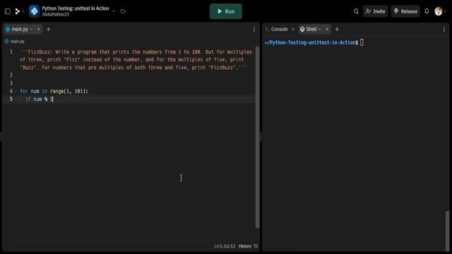 Python Coding Challenges:FizzBuzz | #shortsvideo смотреть онлайн