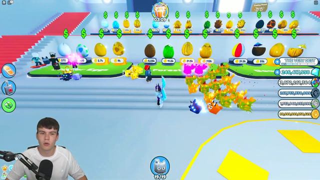 FASTEST METHOD To Hatch HUGE HELL ROCK In Roblox Pet Simulator X! USE THIS EGG! смотреть онлайн