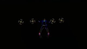 Шоу талантов. Световой танец