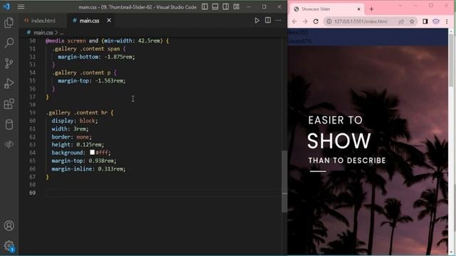 Swiper Slider Series - Showcase Slider | Episode 09 | JavaScript | Swiper JS смотреть онлайн