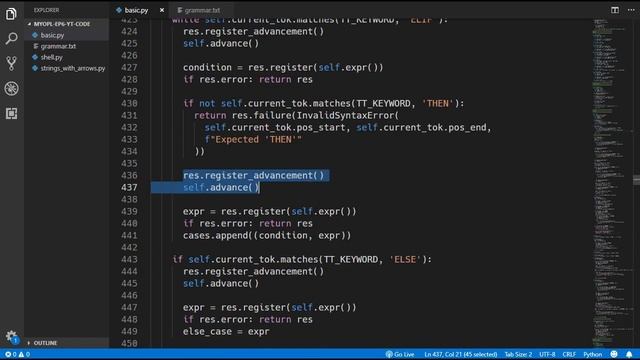 Make YOUR OWN Programming Language - EP 6 - IF statement смотреть онлайн
