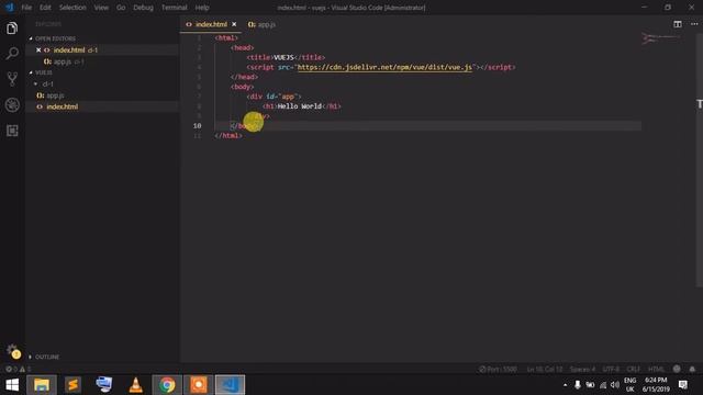 01 Vuejs bangla tutorial | vuejs framework | (support, instance, elements) смотреть онлайн