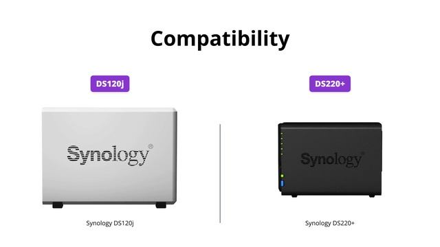 Synology DS120j vs DS220+ NAS Comparison смотреть онлайн