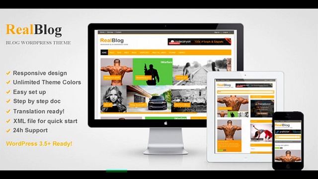RealBlog - Responsive WordPress Blog Theme | Themeforest Website Templates and Themes смотреть онлайн