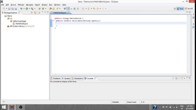 Java Basics- Hello World (Eclipse) смотреть онлайн