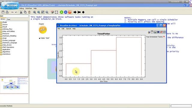 Selecting Scheduling Algorithm in Visualsim Architect смотреть онлайн