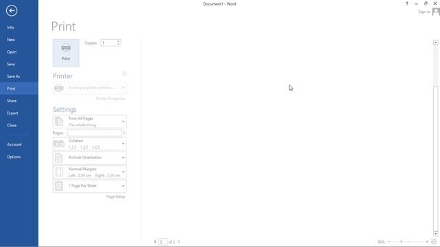 How to Print a Document in Microsoft Word | Print Page Setup in MS Word смотреть онлайн