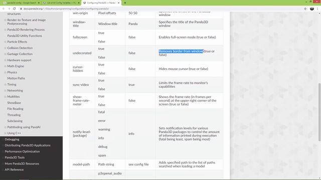 Panda3D tutorial #05 - configurations смотреть онлайн