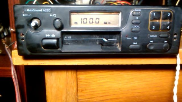 Магнитола AUTOSOUND A220 Сканирование FM 87.5 -108 Mhz