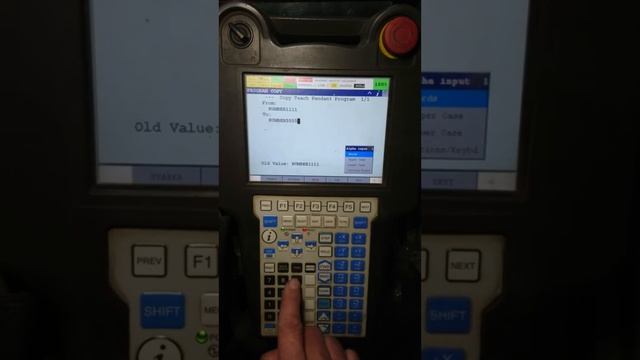 Робот FANUC. Копирование программы. смотреть онлайн