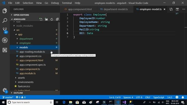 Angular 8 #7; Create Models and Services for our Angular app смотреть онлайн