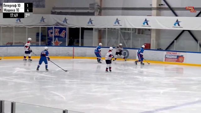 СКА Петергоф 10 - Красная Машина 10, 22.10.23, Первенство СПб смотреть онлайн