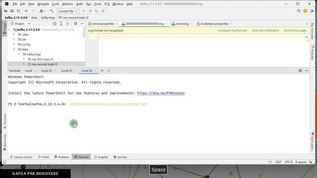 Kafka CLI Demo || Kafka Interaction with Kafka CLI || Chapter 1 || Day 8 смотреть онлайн