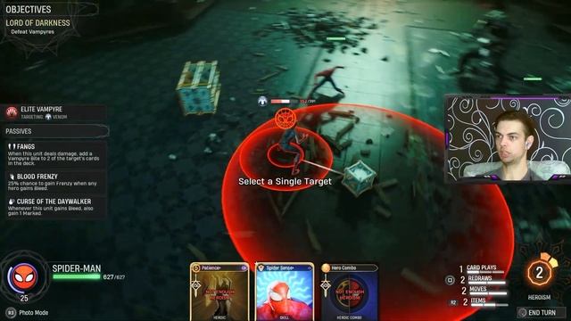 ПАУК И ВЕНОМ ПРОТИВ ДРАКУЛЫ :) Marvel's Midnight Suns. Прохождение DLC №1 смотреть онлайн