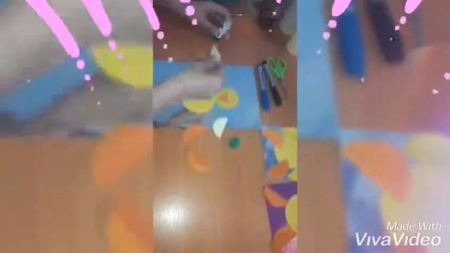 Аппликация из цветной бумаги смотреть онлайн